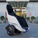 Instead of leaning forwards and back to control the S-Pod’s acceleration, the rider uses a navigation panel and a knob.
